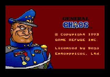 General Chaos Daikonsen (Japan) screen shot title